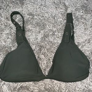 Army Green Bikini top